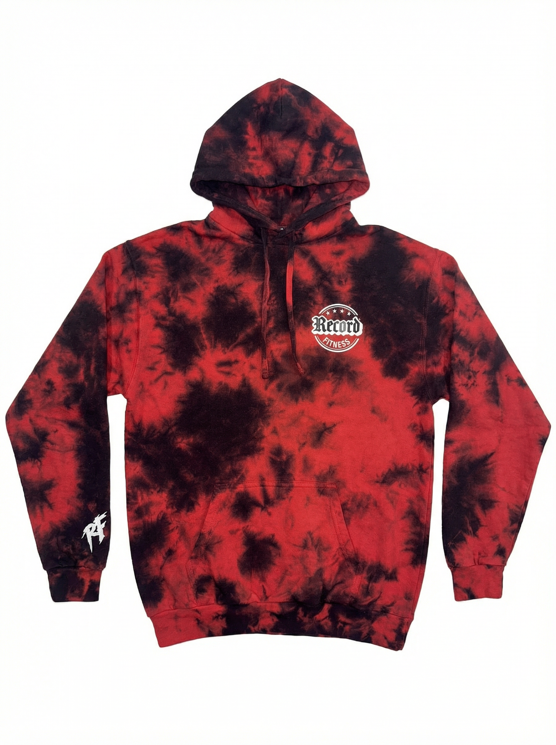 RED TIE DYE HOODIE